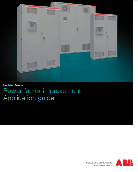 Power Factor Improvement Application Guide by ABB